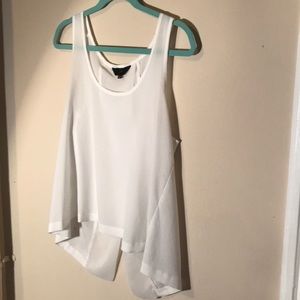 White sheer blouse